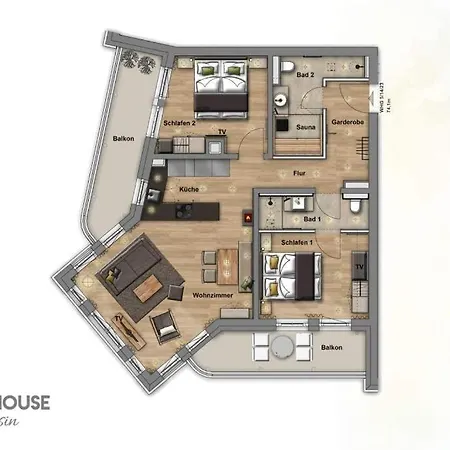 Апартаменты Beachhouse Bansin App 05 *